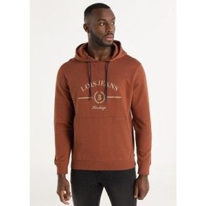 Lois Jeansvoor mannen. 166193487 Hernan Elbio bruin sweatshirt (S), Casual, Katoen
