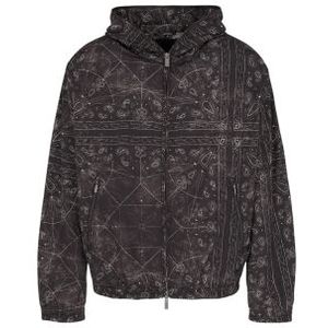 Armani Exchangevoor mannen. XM000408AF15075FC040 Windjack zwart (L), Casual, Polyester