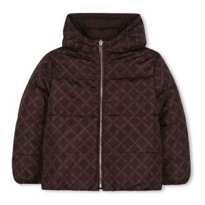 Michael Korsvoor meisjes. R30456 Bruine Dou-jas (10Años= 138cm), Casual, Polyester, kinderkleding