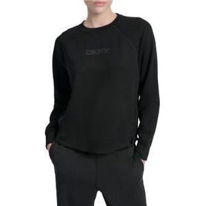 DKNYvoor vrouwen. DP5T9976 Sweater Logo zwart (XS), Casual, Polyester