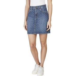 Pepe Jeansvoor vrouwen. PL90112444F0 Minirok Rise blauw (M), Casual, Katoen, Denim