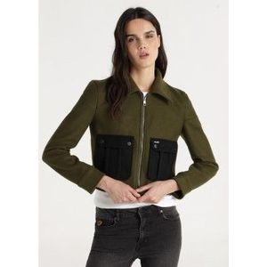 Lois Jeansvoor vrouwen. 470922844 Emilie Doris jas groen (S), Casual, Polyester