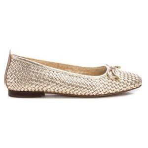 Carmelavoor vrouwen. 16231305-ORO Ballerina's 162313 goud (36), Goudkleurig, Plat, Geen, Casual
