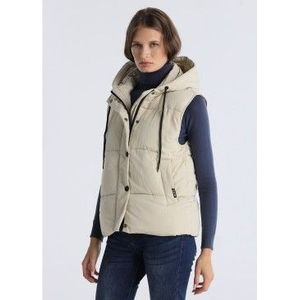 Lois Jeansvoor vrouwen. 470972906 Vest Claudia Nate beige (S), Casual, Polyester