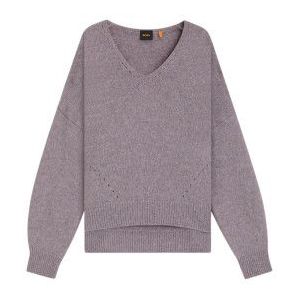 BOSSvoor vrouwen. 50550464 Roze Fondyssa trui (S), Casual, Polyamide