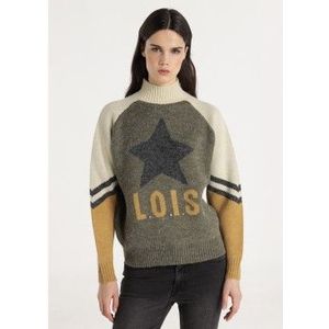 Lois Jeansvoor vrouwen. 453222847 Tanya Sami trui groen (M), Casual, Acryl