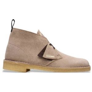Clarks - 26180643 Leren Laarzen - Beige - Casual - Vetersluiting
