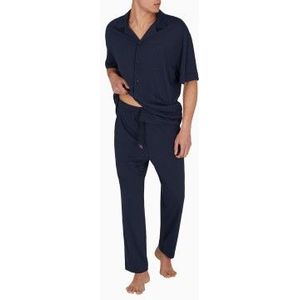 Emporio Armanivoor mannen. EM001384_AF14107 Marine strandbroek (S), Casual, Katoen, Marineblauw