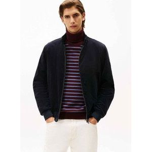 Tommy Hilfiger - MW0MW42070 - Harrington Jasje - Marinebruin - Katoen