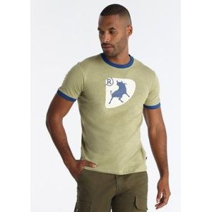 Lois Jeansvoor mannen. 158443492 Michel Canary beige T-shirt (S), Casual, Katoen, Korte mouwen