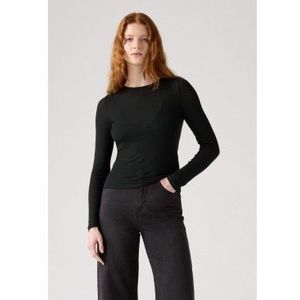 Levi'svoor vrouwen. 003Q3-0000 Trui zwart (S), Casual, Lange mouwen, Lyocell