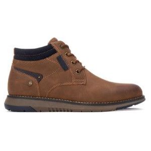 Refreshvoor mannen. 17324901-CAMEL Enkellaarsjes 173249 bruin (41), Plat, Ritssluiting, Casual