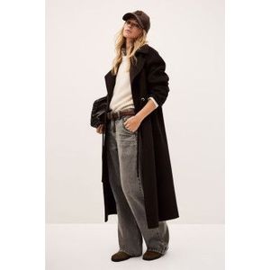 BA&SHvoor vrouwen. 1H25KATE Bruine Kate jas (34), Casual, Wol