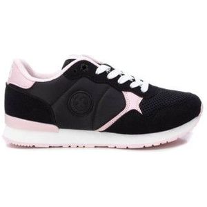 Xtivoor vrouwen. 14102404-NEGRO Trainers 141024 zwart (36), Stof, Plat, 1 tot 3 cm, Veters, Casual