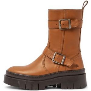 Artvoor vrouwen. 119581118003_023 Bruine leren enkellaarsjes 1958 (36), Leer, 3 tot 5 cm, Ritssluiting, Casual