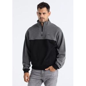 Lois Jeansvoor mannen. 166203488 Sweater Viktor Hansel grijs (S), Casual, Katoen