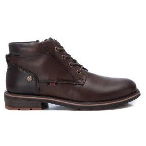 Xtivoor mannen. 14292502-MARRON Enkellaarsjes 142925 bruin (41), Plat, Ritssluiting, Casual