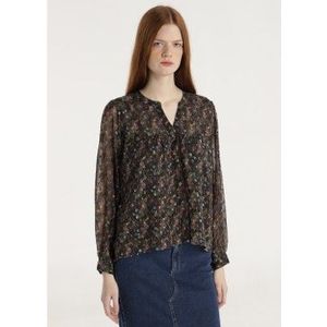 Lois Jeansvoor vrouwen. 431952876 Leyre Ilargi blouse zwart (S), Casual, Polyester, Lange mouwen
