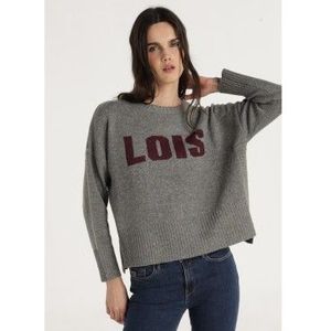 Lois Jeansvoor vrouwen. 453282883 Ines Nash trui grijs (M), Casual, Acryl