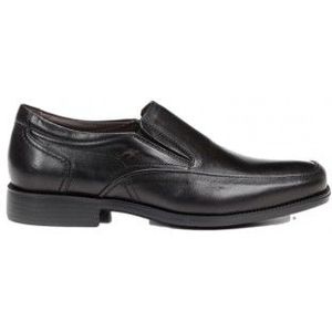 Fluchosvoor mannen. 7996_MALL_CAFE Leren mocassins 7996_Mall_Cafe Medium Brown (45), Leer, Plat, 1 tot 3 cm, Geen, Casual, Klassiek