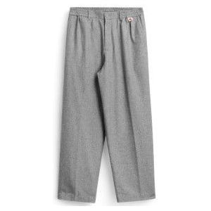 Robe di Kappavoor mannen. 65123BW Broek Bissao grijs (48), Casual, Polyester