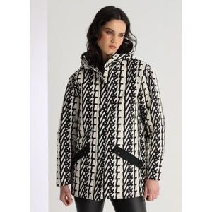 Victorio & Lucchino, V&Lvoor vrouwen. 390028068 Waterdichte gewatteerde parka jas met capuchon wit (S), Casual, Polyester, Lange mouwen