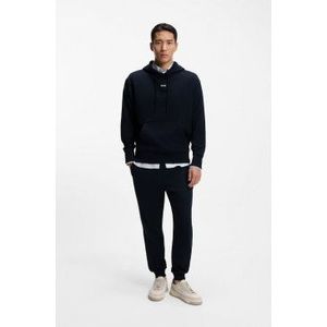 BOSSvoor mannen. 50541065 Trainingspak Wesmall marine (L), Casual, Sportief, Katoen, Meerdere sporten, Lange mouwen, Marineblauw