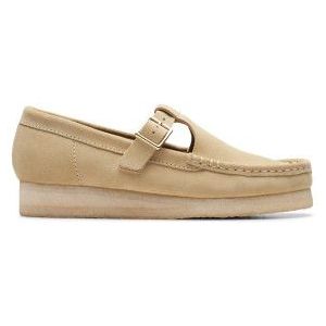 Clarks Originals - Wallabee T Bar - Mocassin - Esdoornbruin - Suède