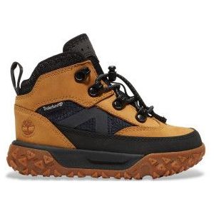 Timberlandunisex voor kinderen. TB1A66JG2311 GreenStride Motion 6 bruin leren enkellaarsjes (21), Leer, Beige, Plat, Veters, Casual, Buiten,