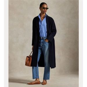 Polo Ralph Laurenvoor vrouwen. 211966530001 Dubbelzijdige wollen jas marine (S), Casual, Marineblauw