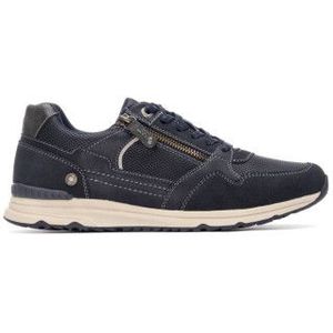 Refreshvoor mannen. 17290003-NAVY Trainers 172900 blauw (41), Plat, Veters, Ritssluiting, Casual