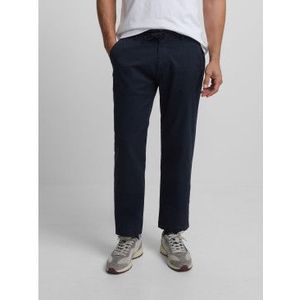 Silbonvoor mannen. 133626 Sportieve casual joggerbroek marine (38), Katoen, Marineblauw