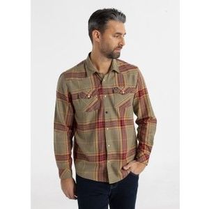 Lois Jeansvoor mannen. 145762834 Winsom Konijn Shirt bruin (S), Casual, Katoen, Lange mouwen