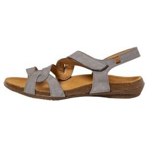 El Naturalistavoor vrouwen. 250791250005_0B0 Leren sandalen N5079 Wakataua blauw (38), Leer, 1 tot 3 cm, Klittenband, Casual