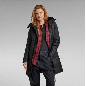 G-Starvoor vrouwen. D23262-B958-6484 Whistler lange jas zwart (S), Casual, Lange mouwen, Gerecycled polyester, Duurzaam