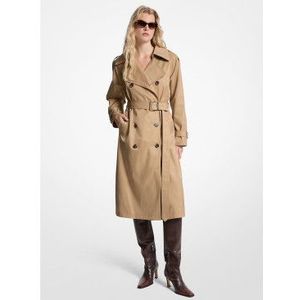 Michael Korsvoor vrouwen. 77A6993M71 Trenchcoat van katoenmix met bruine tailleriem (XS), Casual