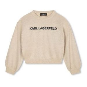 Karl Lagerfeldvoor meisjes. Z30937 Trui Marca beige (16Años= 174cm), Casual, Katoen, kinderkleding