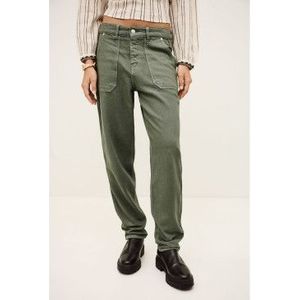 BA&SHvoor vrouwen. 1H25CALI Cali groene broek (34), Casual, Katoen