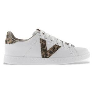 Tennisschoenen - Wit - Leer - Casual Stijl - LWG Certificering