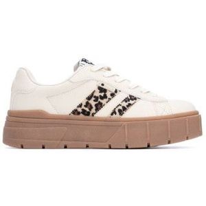 Refreshvoor vrouwen. 17310704-BEIGE Trein 173107 beige (37), Plat, Veters, Casual