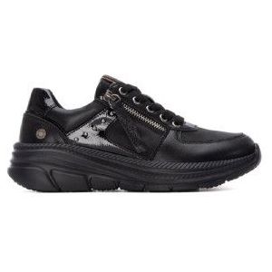 Refreshvoor vrouwen. 17320702-NEGRO Trainers 173207 zwart (37), Plat, Ritssluiting, Casual
