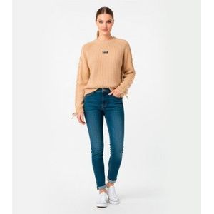 Rotatevoor vrouwen. 1147411753 Sui trui bruin (S), Casual, Wol, Lange mouwen