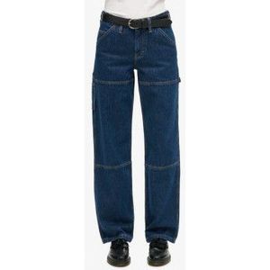 Superdryvoor vrouwen. W7011014A Jeans Timmerman marine (26/30), Blauw, Casual, Katoen, Denim
