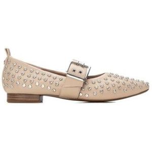 Xtivoor vrouwen. 14426402-BEIGE Schoenen 144264 bruin (37), Plat, Gesp, Casual, Klassiek