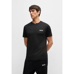 BOSS - Sportshirt - Blauw - Piqué - Slim Fit