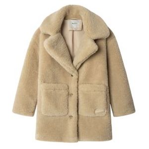 Pepe Jeansvoor meisjes. PG4000010 Emmely beige jas (12años= 152cm), Casual, Polyester, kinderkleding