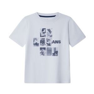 Pepe Jeansvoor jongens. PB5000020 Legend T-shirt wit (8Años= 128cm), Casual, Katoen, Korte mouwen, kinderkleding