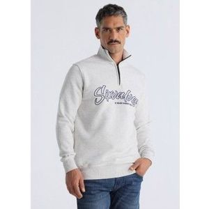 Six Valvesvoor mannen. 560971661 Sweatshirt Ritssluiting Grijs (S), Casual, Katoen