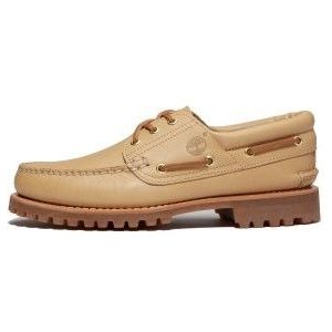 Timberlandvoor mannen. TB0A2PDQEN21 Authentieke Leren Mocassins 3 Oogjes Beige (39 W), Leer, Plat, Veters, Casual, Klassiek