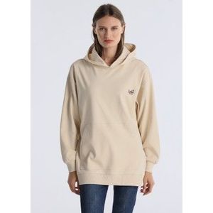 Lois Jeansvoor vrouwen. 464782895 Cecile Egia beige sweatshirt (XS), Casual, Katoen